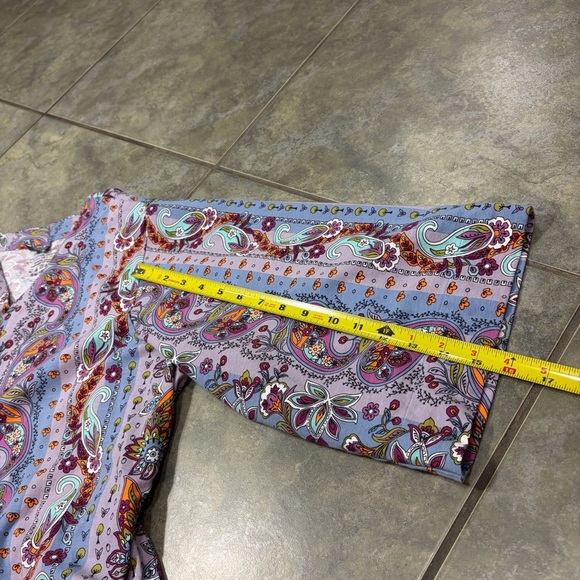 Vera Bradley Womens Plush Robe Size S/M Colorful Paisley Comfy Cozy Loungewear - Picture 8 of 9